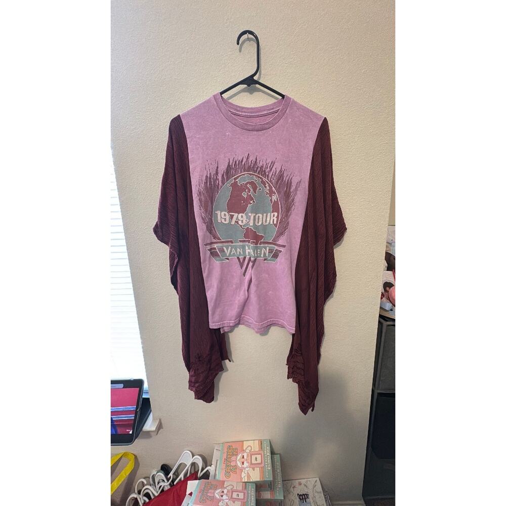 Upcycled Rework Van Halen Band T Shirt